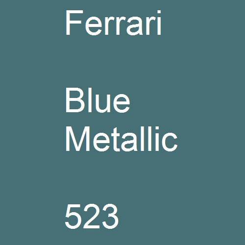 Ferrari, Blue Metallic, 523.